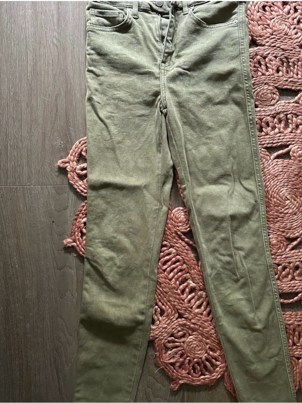 Green Free People Jeans